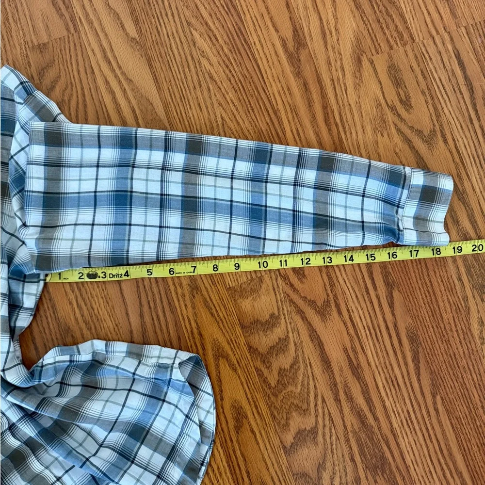 Kuhl Hadley Women’s Plaid Button Down, Blue White, Size Medium - Picture 12 of 15